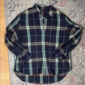Madewell oversized plaid shirt